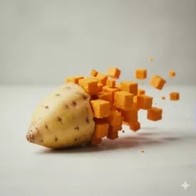 尚朝食品-冷凍地瓜切丁